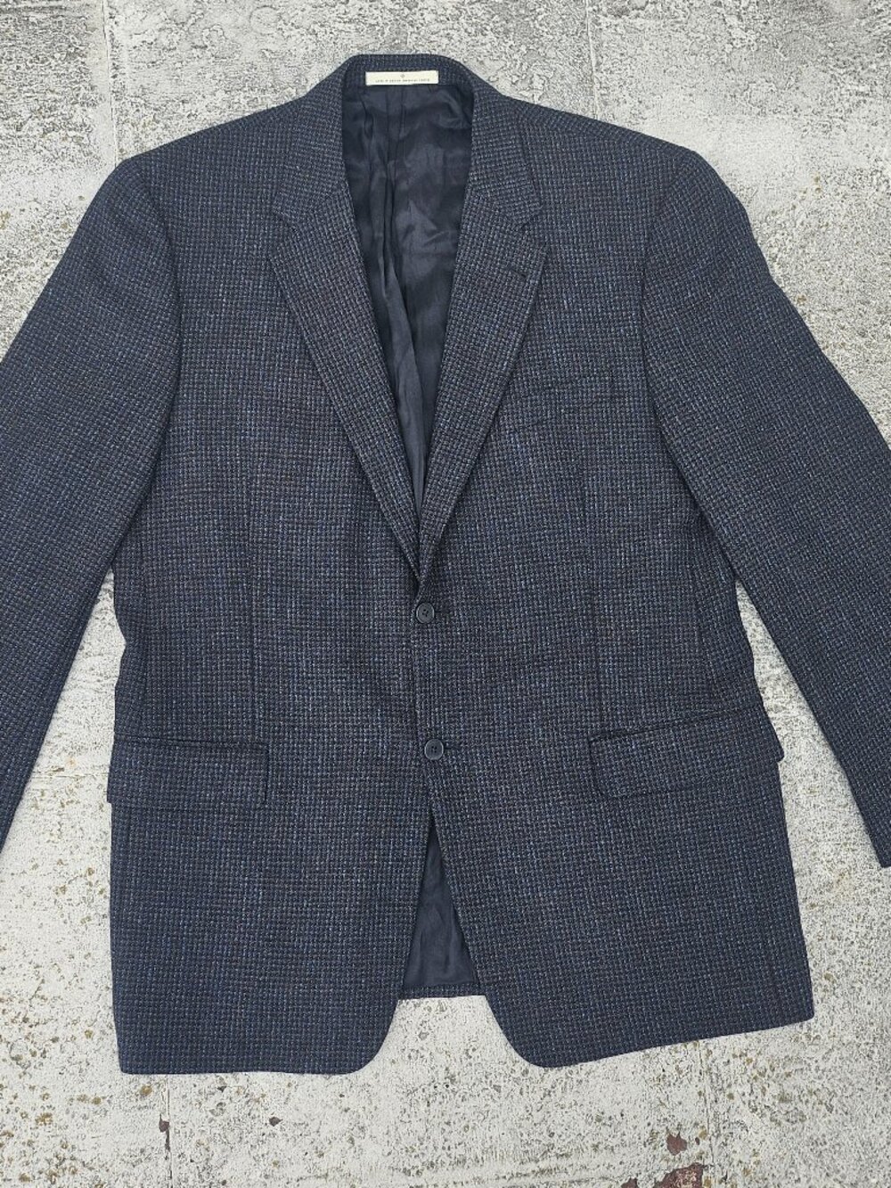 Joseph Abboud Men Suit Gray Rayon Sport Blazer Two Button Jacket Size 44L USA